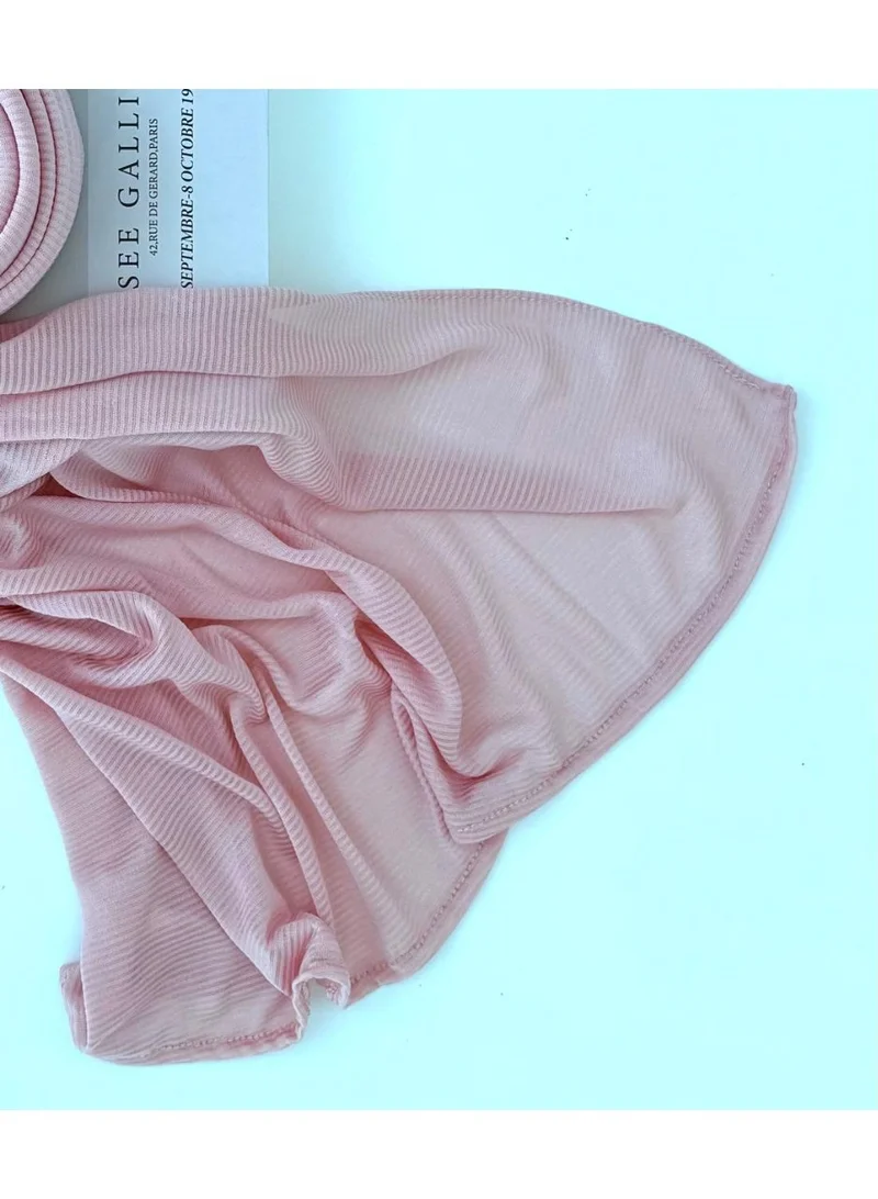 البنت الشرقية شال حجاب قطن كويتي بخطوط ناعمة